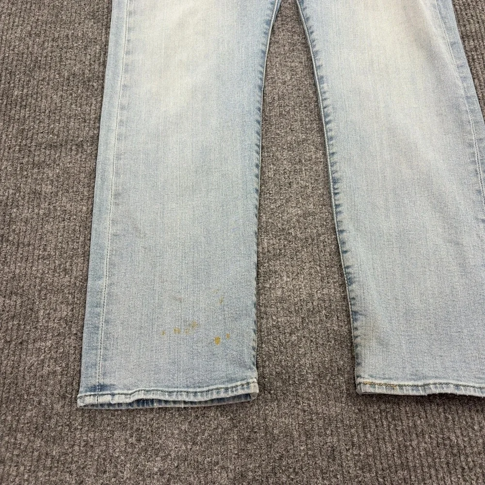 Levis 501 Jeans Mens 34x30 Blue Cotton Polyester Stretch Straight Leg Casual
